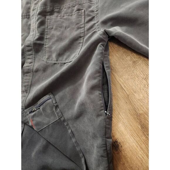 ScotteVest TEC Shirt Mens Large Grey snap Button Up Multi Pocket Cargo READ** - Picture 12 of 13